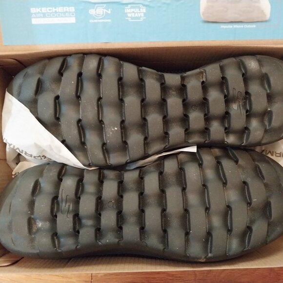 Skechers Go Walk Black Women Size 11 Wide with Box - Picture 4 of 5